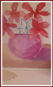 Painting brings me great joy, even though my artwork is simple.