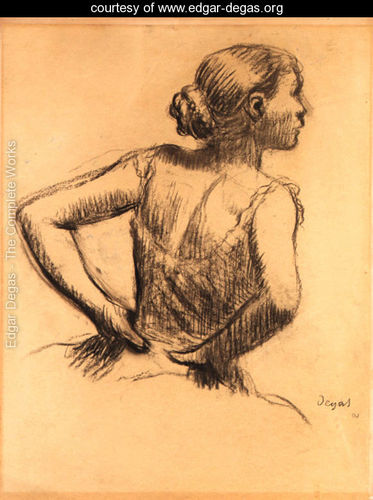I love this simple sketch of a dancer and find it very inspiring. 