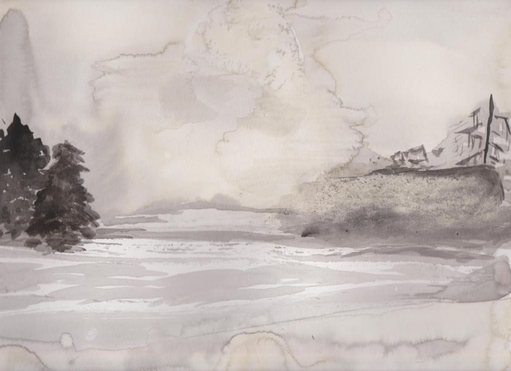 Ghost Ship in the Moonlight