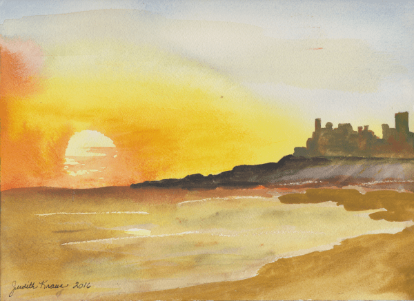 Watercolor 160629 Sunset View