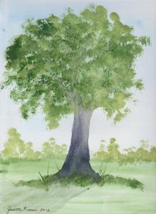 Watercolor 160705 Tree in Summer