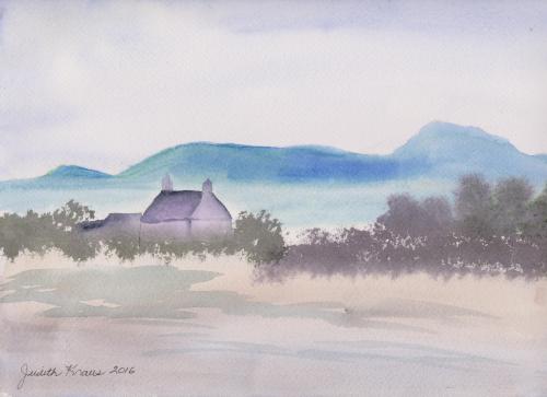 Watercolor 160718 Study in Blue