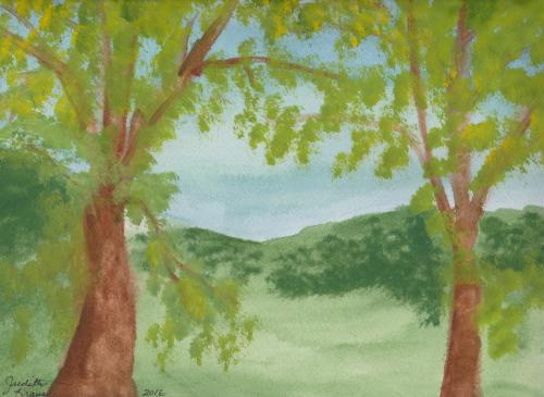 Watercolor 160727 Green View
