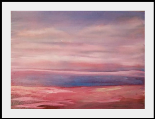 Red Sky at Morning - Framed - By Judith Kraus - Copy
