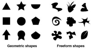 Freeform shapes