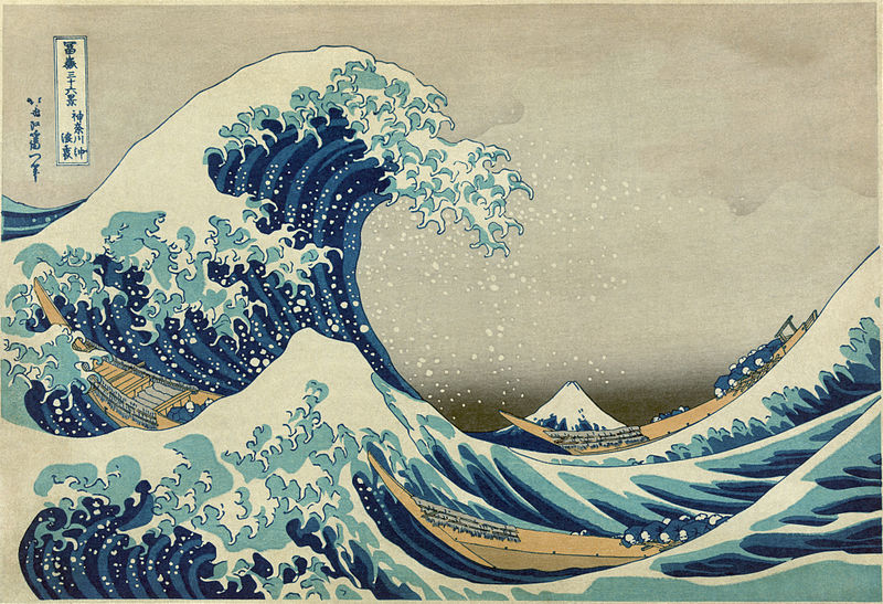 The Great Wave by Ukiyo-E